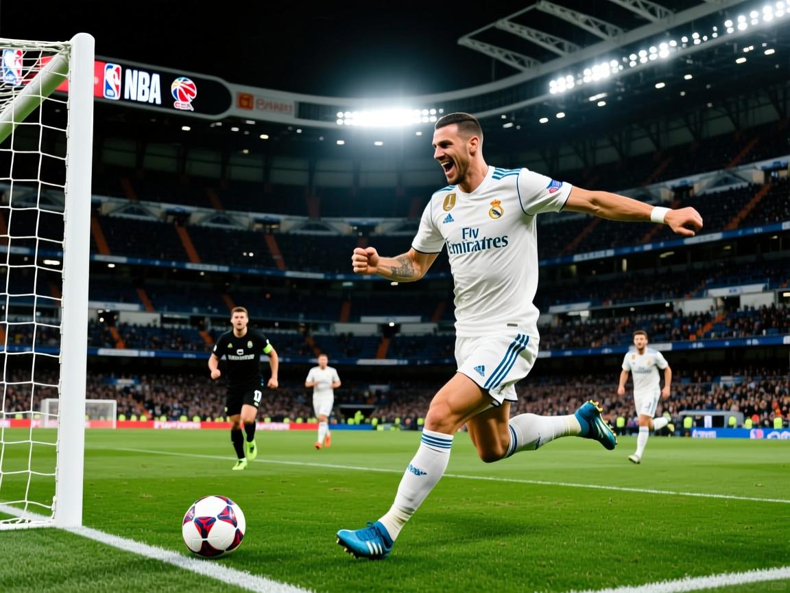 皇家马德里主场大胜，前锋伊布拉希莫维奇独进两球