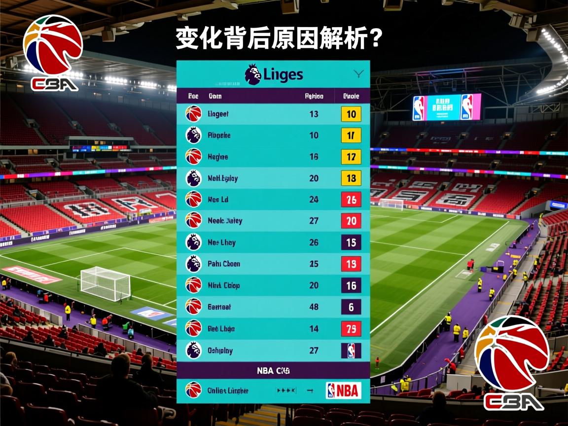 全面英超积分榜变化背后原因解析  第2张